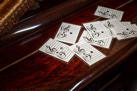 piano flash cards